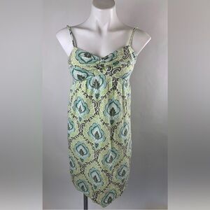 Tommy Bahama Damask Moroccan Pima Cotton Stretch Tank Dress size Medium